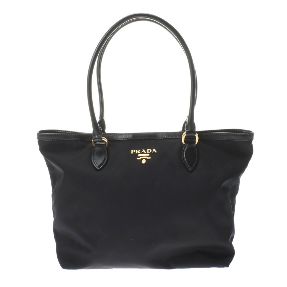 Prada Tote Bag Black Hardware Nylon